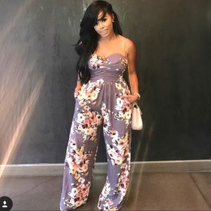Floral Jumpsuit